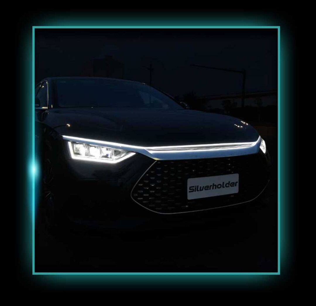 SilverHolder™ Dynamic Car Hood LED Strip SilverHolder
